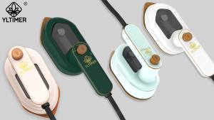 PortableTravel Iron for Clothes 180° Rotating Handheld Iron 2 in 1 Small Size Ironing Machine for Dry and Wet Ironing for Business Home Fabric Wrinkle Remover（Dark Green)