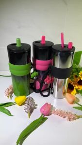 Insula แก้วเก็บความเย็น กระติกน้ําร้อน สเตนเลส กันรั่วซึม ความจุ 710 มล. พร้อมหลอดดูด สําหรับชา กาแฟ เครื่องดื่มเย็น