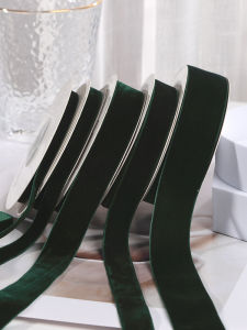 Thủ Công Thắt Nút Bướm Ruy Băng Nhung Lụa Một Mặt Bó Hoa Quà Tặng Nướng Ruy Băng Thủ Công DIY Ruy Băng Nhung Bó Hoa