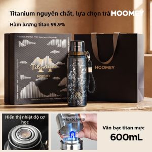 HOOMEY | Tách giữ nhiệt Titanium quà tặng