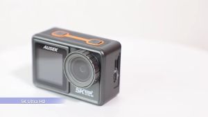 กล้องกันน้ำ กล้อง 5K จอสัมผัส ไมค์ไร้สาย เมนูไทย AUSEK AT-S81TR และ AT-S81TRW Action Camera เซ็นเซอร์ SONY