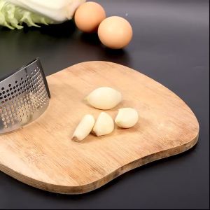 Alat Peras Penghancur Bawang Putih Stainless Parutan Bawang Putih Garlic Presser