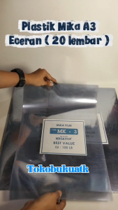 Plastik Mika A3 buat jilid eceran ( 20 lembar )