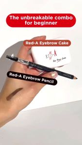 VIVA Red-A Eye Brow Pencil with Spoolie & Sharpener - WATERPROOF BLENDABLE MULTIUSE ~~MAEVE
