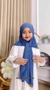 Jilbab Segitiga Instan Oval Anak Daily by Desmonda & Kerudung Barokah Store