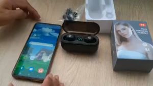 Tai nghe Bluetooth 5.3 TWS F9 cảm ứng phiên bản mới cao cấp pro trả lời cuộc gọi điều khiểm âm lượng