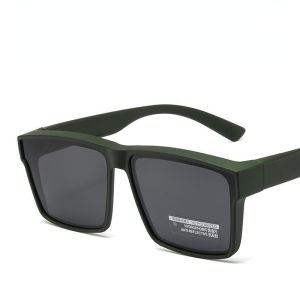 Driving Polarized Sunglasses Riding Square Shades Wrap Around Fit Over Glasses Polarized Sunglasses Goggles