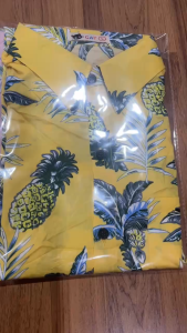 พร้อมส่ง เสื้อสงกรานต์ เสื้อฮาวาย เสื้อ เสื้อลายดอก เนื้อผ้าสปัน บางนุ่มใส่สบาย เสื้อเชิ้ตแขนสั้น ใส่ได้ทั้งชายและหญิง