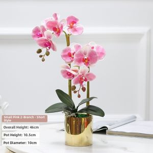 Realistic Silk Orchid Decorative Flower