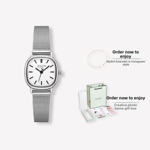 FUGUIJIAREN | Womens Minimalist Luxury Small Square Quartz Watch