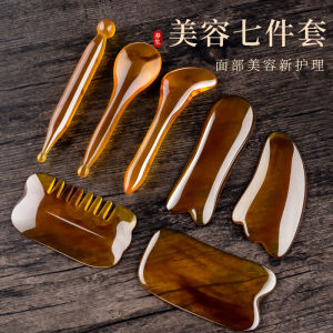 Resin Massage Board Set Full Body Universal Facial Eye Head Therapy Comb Womens Meridian Stimulation Beauty Salon Kit