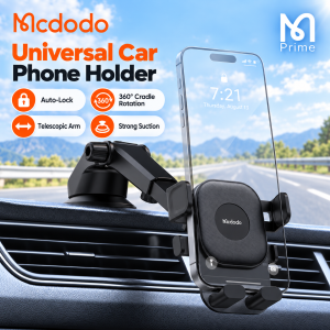 [MCDODO] 360° Auto Lock Strong Phone Holder Car Dashboard Windscreen Table Stable Rotating Adjustable
