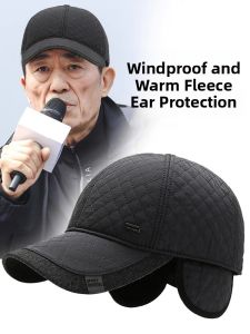 JIFANPAUL | Warm Fleece Protection Mens Baseball Cap