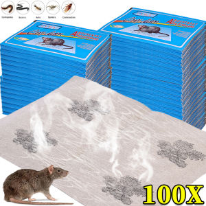 100pcs Super Strong Adhesion Mouse & Rat Trap / Mice Rodent Glue Board Bait Traps / Mouse Board