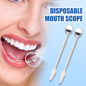 Tas Cermin Gigi Mulut Medis Kaca Mulut Dental Dental Mirror Dental Plastik-💖Uiabgt