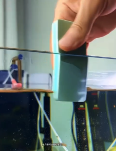 Fish tank glass cleaning artifact to clean the scale & remove algae & clean the fish tank(Magic Sponge)