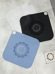 28x28cm Thick Silicone Floor Drain Deodorant Cover Bathroom insect-proof seal Household Sewer Sink floor cover