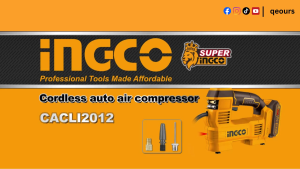 INGCO 20V CORDLESS DIGITAL AUTO AIR COMPRESSOR | MAX 160PSI | CACLI2012