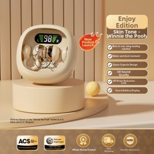 Disney | Open-ear Bone Conduction Sports Clip-on Bluetooth Headphones Long Battery Life