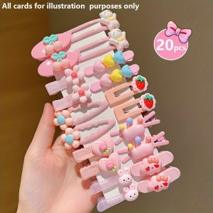 20 Pieces of Sweet Hairpins Cute and Versatile