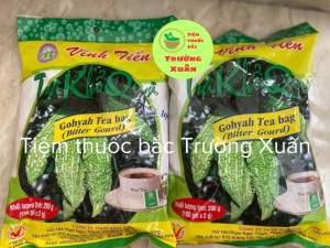 Trà Khổ Qua Vĩnh Tiến 100 Túi Lọc - Tiệm thuốc bắc Trường Xuân (Mẫu mới date mới)