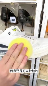 White Shoes Cleaning Cream Paste Dirt Stain Cleaner Sneaker Boots Multi-purpose Magic Cleaning Car Seat Sofa Polish Wax