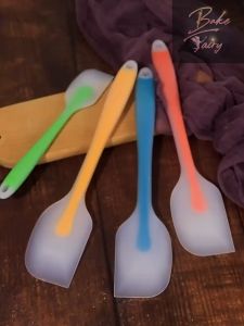 BF Cake Kitchen Tools Bakeware Silicone Scraper Silicone Spatula Kek Spatula Baking Buttercream Cake Knife