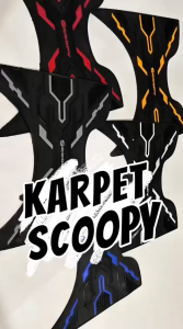 KARPET MOTOR SCOOPY 2021-2025 BAHAN KARET PREMIUM TIDAK LUNTUR TIDAK LICIN