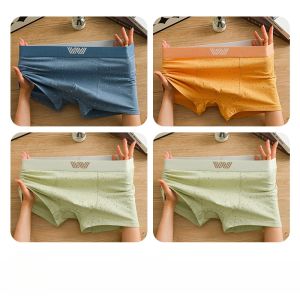 MiiOW | Quần lót nam Catman Pure Cotton thoáng khí kháng khuẩn cạp vừa mùa hè 2025 quần lót nam thể thao cỡ lớn chất liệu cotton