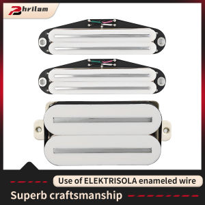 PHRILAM 3PCS Humbucking PickupsCeramic Guitar Humbucking Pickup Set Electric guitar pickup parts black/white color available.
