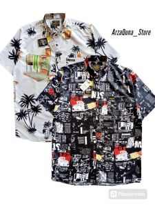 PROMO KEMEJA MOTIF 2 pcs || kemeja surfing
