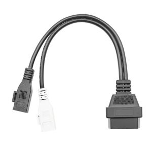 High Quality 2X2 OBD to OBD2 16Pin Adapter Cable for Audi VAG 2P+2P Male To 16PIN OBD 2 Female Connector Car Diagnostic Tools