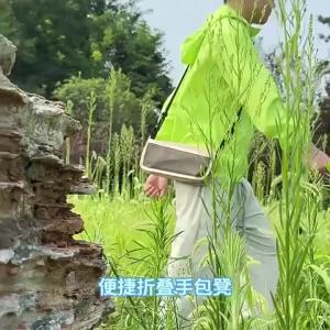⑥ Foldable Backpack Stool Portable Folding Stool With Carry Bag Lightweight Mini Easy Carry Outdoor Chair For Travel For Travel