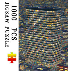 City High Rise Jigsaw Puzzle 500/1000/1200/2000PCS DIY Craft Hobby Relaxing Game Home Decor Gift