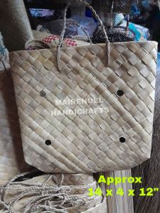 NATIVE BAYONG for chicken brooding - Handcrafted woven natural material durable ventilated 14 x 4 x 12 inches.