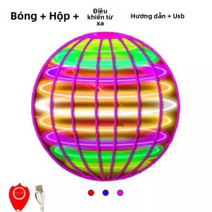 Đồ Chơi Máy Bay Boomerang Điều Khiển Bằng Tay Quả Cầu Bay Mini UFO Có Đèn LED 360 Độ ° Đồ Chơi Phát Sáng Xoay Tròn Vui Nhộn Dành Cho Trẻ Em Quà Tặng Sinh Nhật