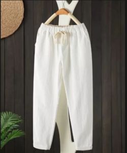 PROMO!! CELANA WANITA KEKINIAN BAGGY PANTS  LINEN PANTS