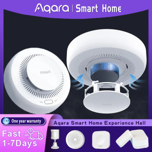 Aqara | Aqara Smart Smoke Detector Sensor Zigbee 3.0 Fire Alarm Monitor Sound Alert Home Security APP Work With Xiaomi Mi home Homekit