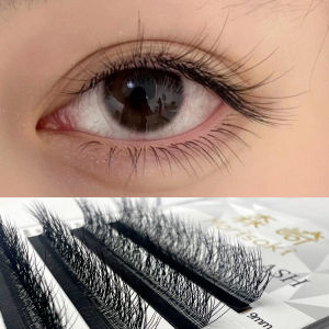 Suzuki Slanted Small Fluffy Flower False Eyelashes Multi-Layer Curl Natural Wild Camellia Fox Series Manga Easy to Use Beauty Tools
