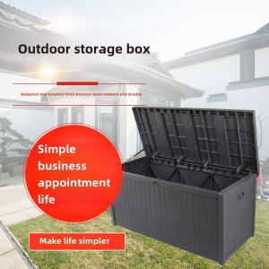 Outdoor Storage Box Garden Roof Storage Cabinet Courtyard Balcony Rainproof and Sun Protection Storage Box Lockable Sitting Toolbox