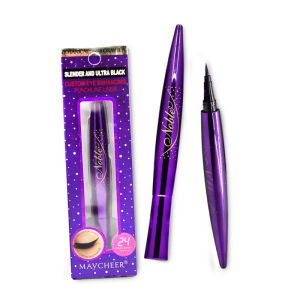 MAYCHEER Mực Kẻ Mắt Mịn Màng Lâu Trôi Không Thấm Nước Màu Đen Đầu Mỏng Cho Người Mới Bắt Đầu Trang Điểm Hàng Ngày