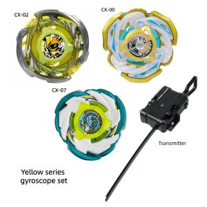 Takara Tomy | Yellow and silvery series gyroscope set alloy gyroscope with transmitter various color choicesBX UX CX BB