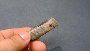 มีดพับ พวงกุญแจ ขนาดเล็ก งานทำมือ จากช่างไทย pocket knife folding knife เหล็ก ดามัสกัส ใบ 1.5"