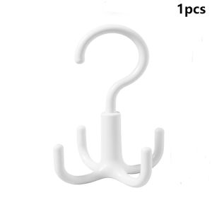 Four Claw Rotating Hanger Hook for Handbags Purses Belts Scarves Ties Necklaces hat Light Clothes Closet Organizer storage hook
