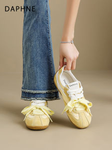 Daphne | Yellow Soft Retro Sports Casual Shoes