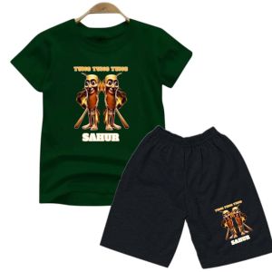 setelan anak laki laki setelan tung tung sahur pakaian anak laki laki kaos atasan anak cowok oblong anak laki laki atasan anak anakbaju anak cewek cowok
