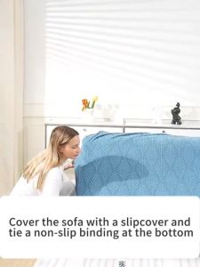 Universal Elastic Plain L Shape 1/2/3/4-seater L Type Seat Cover Slipcover Sala Set Sofa Cover
