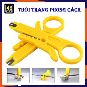 Dụng cụ Tuốt Dây Cáp Mạng UTP   kìm Bấm lỗ Cắt dây cáp mạng / Dao tuốt dây điện dễ sử dụng nhỏ gọn tiện lợi