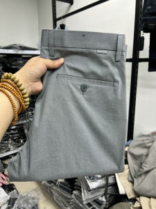 Quần Ống Đứng Co Giãn Nhẹ Mềm Mại Thoải Mái Đa Năng Mùa Xuân Hè Quần Ống Đứng Đơn Giản Thon Gọn Chất Liệu Lanh