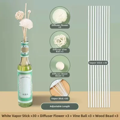 Indoor Room Fragrance Diffuser Stick Essential Oil Perfume Fiber Stick Scents Stick No Fire Aromatherapy Stick Home Decor